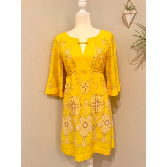 yellow dress size 6